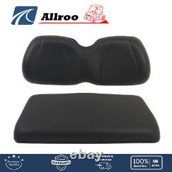 Front Seat Cushion & Backrest Black For Club Car Precedent Golf Cart 2004-2011