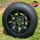 Golf Cart 10 Machined Spider Wheels And 205/50-10 Low Profile Tires (4)