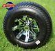 Golf Cart 10 Machined Tempest Wheels/rims And 205/65-10 Dot Comfort Ride Tires