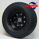 Golf Cart 12 Black 8-hole Steel Wheels/rims And 23 Turf Tires (set Of 4)