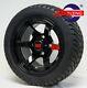 Golf Cart 12 Black'gt' Wheels / Rims And 215/40-12 Low Profile Tires (4)