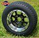 Golf Cart 12 Ghost Wheels And 215/50-12 Comfort Ride Dot Tires(4)