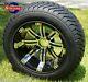 Golf Cart 12 Tempest Wheels And 215/50-12 Comfort Ride Dot Tires(4)