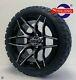 Golf Cart 14'rally' Wheels/rims And 20 Stinger All Terrain Tires Dot Rated