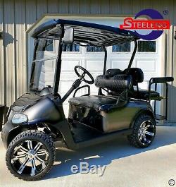 GOLF CART 14 TEMPEST WHEELS/RIMS and 20 STINGER ALL TERRAIN TIRES DOT RATED