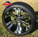 Golf Cart 14 Vampire Wheels And 205/30-14 Dot Low Profile Tires (4)