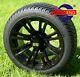 Golf Cart 14 Voodoo Wheels And 205/30-14 Dot Low Profile Tires (set Of 4)