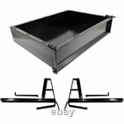 GTW Black Steel Golf Cart Cargo/Utility Box Kit for Club Car DS 2000.5 2015