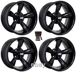 GTW Godfather 14 Golf Cart Wheels/Rims Black E-Z-GO & Club Car