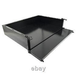 GTW Golf Cart Cargo Box Black Steel Universal Fit for E-Z-GO Club Car Yamaha