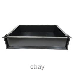 GTW Golf Cart Cargo Box Black Steel Universal Fit for E-Z-GO Club Car Yamaha