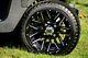 Golf Cart 12 Inch Black Wheels/rims & 215/35-12 Dot Low Pro Tires Ezgo Club Car