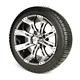 Golf Cart 12 Tempest Wheels On Low Profile Tires Set Of 4