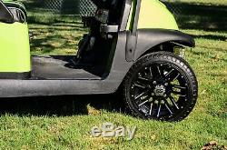 Golf Cart Black wheels and Tires 12 Inch 215/35-12 DOT Tire EZGO Club Car YAMAHA