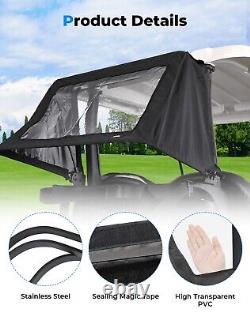 Golf Cart Club Bag Rain Weather Cover Folding for Club Car Tempo Two-Seater