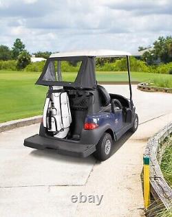 Golf Cart Club Bag Rain Weather Cover Folding for Club Car Tempo Two-Seater