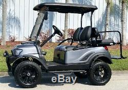 Golf Cart Club Car Black / Gray Electric Vehicle 4 Passenger Custom Lifted Build