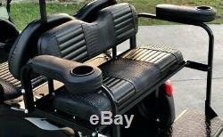 Golf Cart Club Car Custom Build Black Lifted Electric Vehicle 4 Passenger