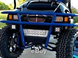 Golf Cart Club Car Electric Vehicle Custom Lifted Build Black Blue Precedent