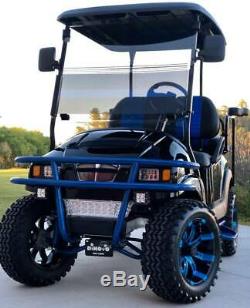 Golf Cart Club Car Electric Vehicle Custom Lifted Build Black Blue Precedent