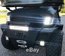 Golf Cart Club Car Electric Vehicle Custom Lifted Build Black Precedent