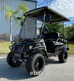 Golf Cart Club Car Electric Vehicle Custom Lifted Build Black Precedent Ds