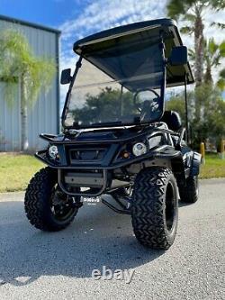Golf Cart Club Car Electric Vehicle Custom Lifted Build Black Precedent Ds
