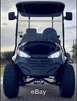 Golf Cart Club Car Lifted Custom Black Build Electric Vehicle Precedent