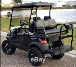 Golf Cart Club Car Lifted Custom Black Build Electric Vehicle Precedent