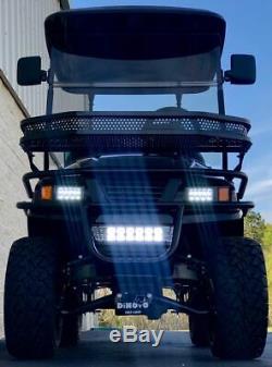 Golf Cart Club Car Lifted Custom Build Black Electric Vehicle 4 Passenger