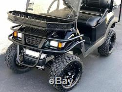 Golf Cart Club Car Lifted Custom Build Black Electric Vehicle 4 Passenger