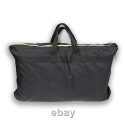 Golf Cart Cover 4 Passenger Driving Enclosure Black Fits EZ GO Club Car Yamaha