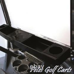Golf Cart Dash Tray Organizer Universal Black Club Car EZGO Yamaha