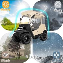 Golf Cart Driving Enclosure for 2 Passenger Club Car Precedent Tempo, 600D Cover