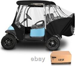 Golf Cart Driving Enclosure for Club Car Precedent 4 Passenger 600D Rain Cover