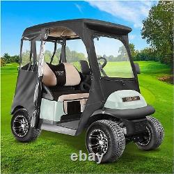 Golf Cart Enclosure for 2 Passenger Club Car Precedent, 600D Golf Rain Cover