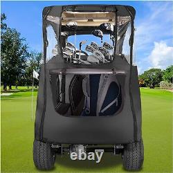 Golf Cart Enclosure for 2 Passenger Club Car Precedent, 600D Golf Rain Cover