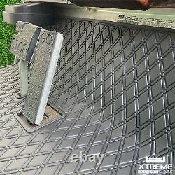 Golf Cart Floor Mat Fits Club Car DS/Villager Models (1982-2013) ALL BLACK