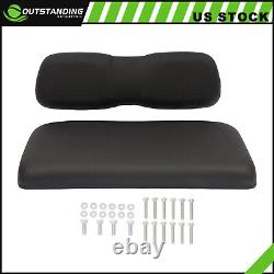 Golf Cart Front Cushion Set For Club Car DS Black