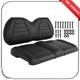 Golf Cart Front Seat Bottom & Back Cushion Set For Club Car Precedent Black