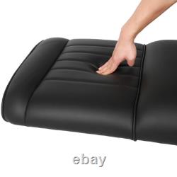 Golf Cart Front Seat Bottom & Back Cushion Set for Club Car Precedent Black