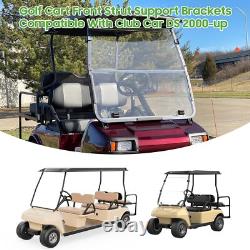 Golf Cart Front Strut Support Brackets for Club Car DS 2000+, Windshield Frame