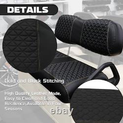 Golf Cart Front and Rear black Fits Club Car DS 2000.5 up Front and Rear Seat