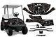 Golf Cart Graphics Kit Decal Wrap For Club Car Precedent I2 2008-2013 Reaper Blk