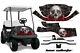 Golf Cart Graphics Kit Decal Wrap For Club Car Precedent I2 2008-up Bones Black
