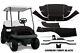 Golf Cart Graphics Kit Decal Wrap For Club Car Precedent I2 2008-up Carbon Black