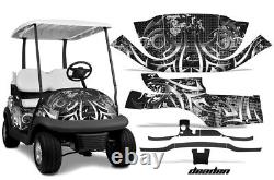Golf Cart Graphics Kit Decal Wrap For Club Car Precedent I2 2008-Up Deaden Black