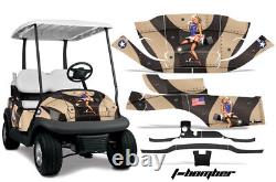 Golf Cart Graphics Kit Decal Wrap For Club Car Precedent I2 2008-Up TBomber K TA