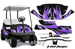 Golf Cart Graphics Kit Decal Wrap For Club Car Precedent I2 2008-Up TFlames PU K