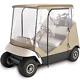 Golf Cart Rain Cover Enclosure 2 Person Club Car Waterproof Portable With Case New